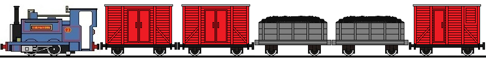 Sir Handel Pulling A Special Goods Train by masterpeace23 on DeviantArt