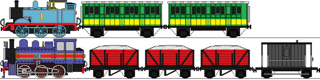 Thomas And Hong-Mei Racing by masterpeace23 on DeviantArt