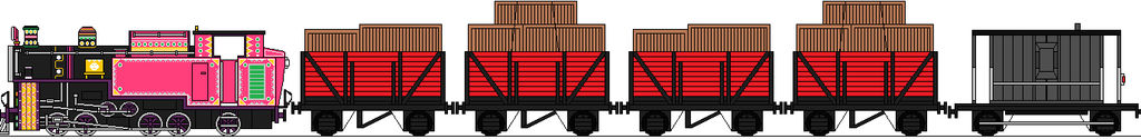 Ashima Pulling Her Goods Train by masterpeace23 on DeviantArt