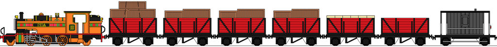 Nia Pulling Her Goods Train 2 by masterpeace23 on DeviantArt