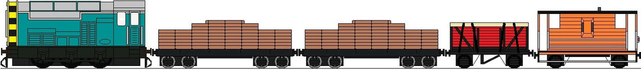 Fernando Pulling A Train Of Coffee And Supplies by masterpeace23 on ...
