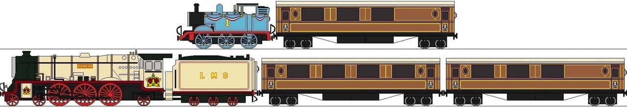 Thomas And Duchess Pulling Royal Trains by masterpeace23 on DeviantArt