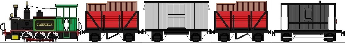 Gabriela Pulling A Small Random Goods Train by masterpeace23 on DeviantArt
