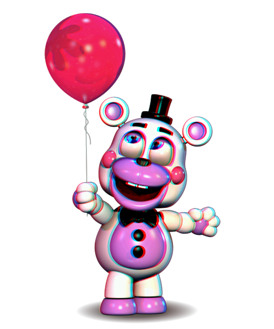 Helpy with a Balloon in 3D by Cosmicmoonshine on DeviantArt