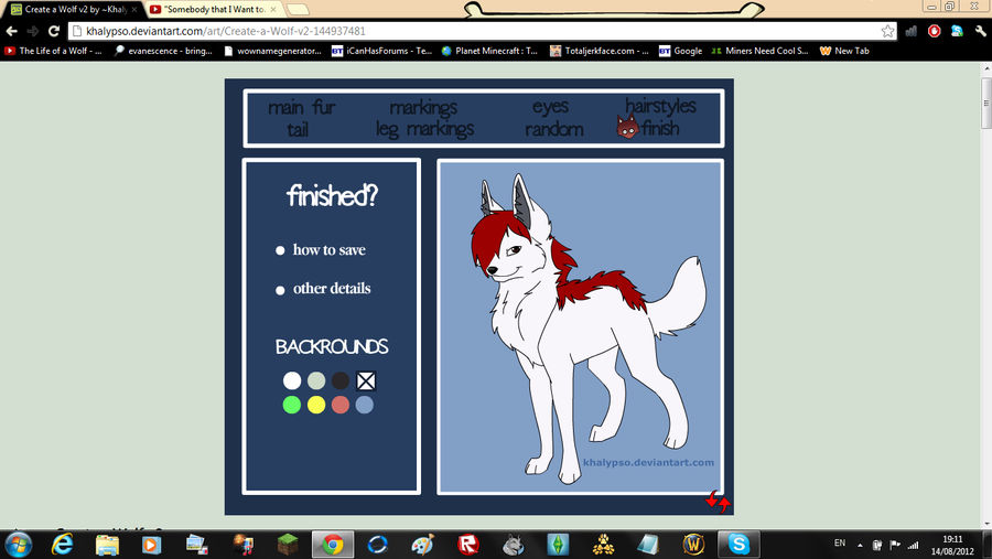 Minecraft Wolf!!! by AleuFeralHeart on DeviantArt