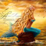 Beautiful princess Sea Mermaid with Ghost Ship at