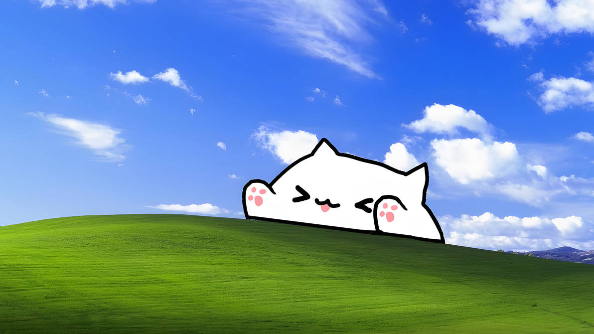 Bongo Cat Windows XP Meme Desktop Wallpaper by erutopia on DeviantArt