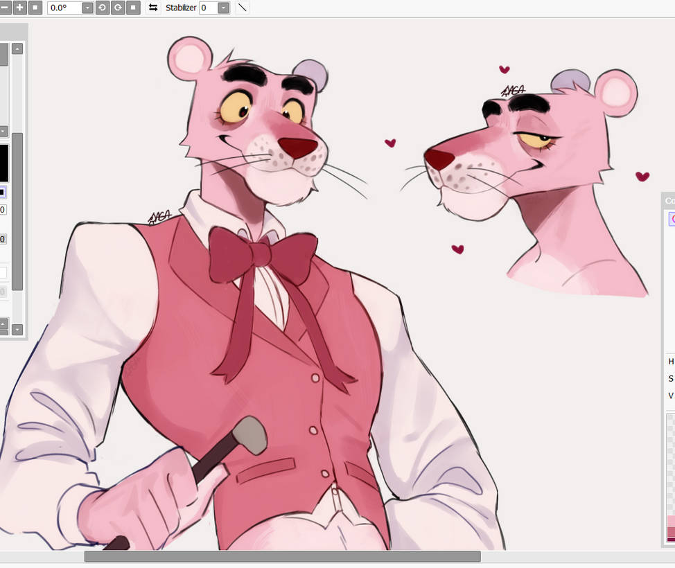Pink Ranter Layout The Pink Panther by WerewolfDaga on DeviantArt