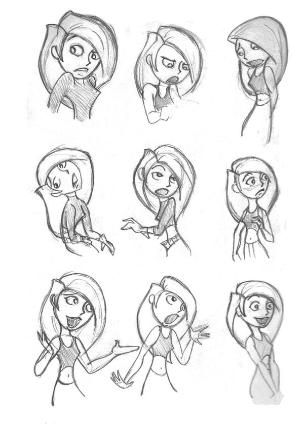 Kim Possible Model Sheet by al305sr on DeviantArt