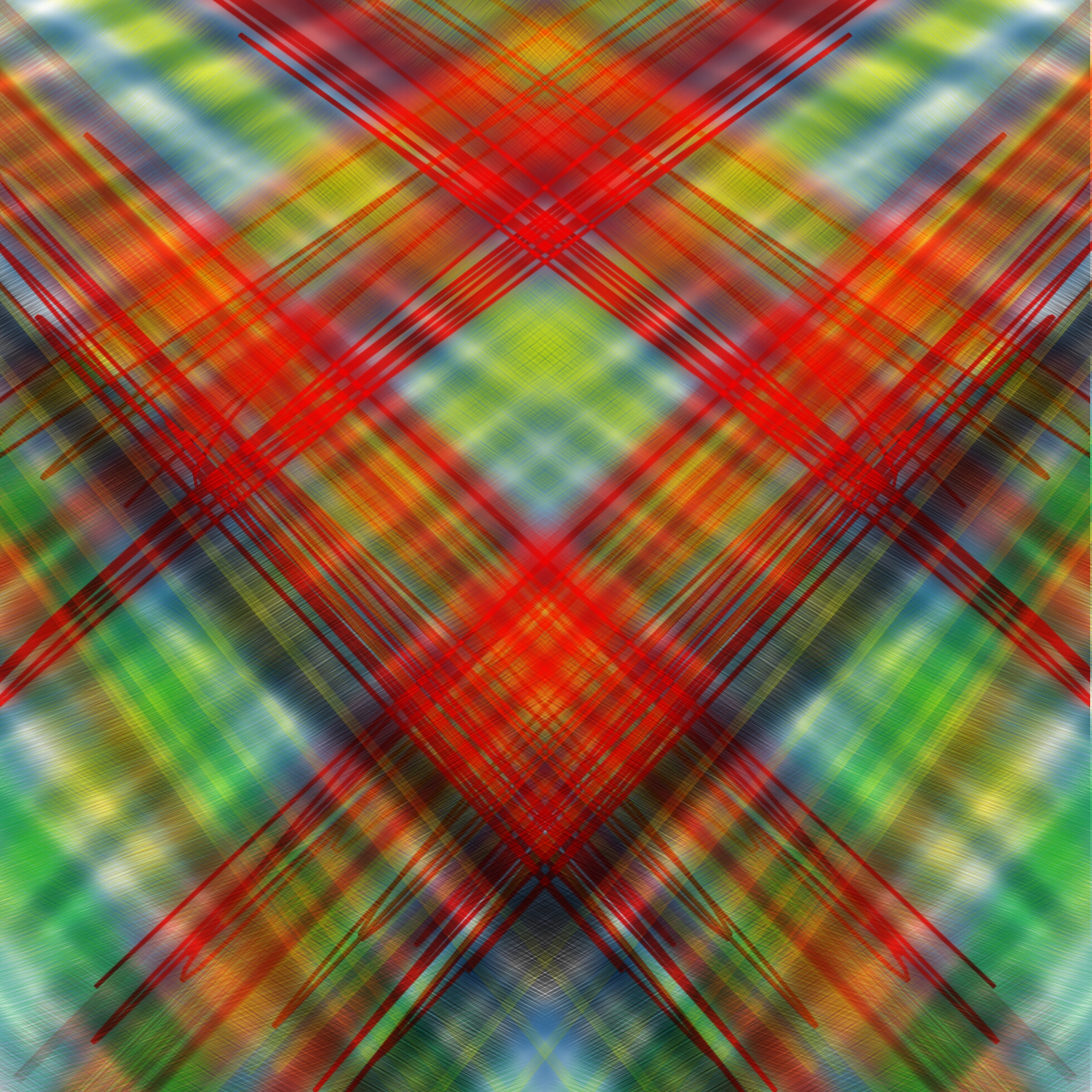 symmetrical plains of plaid