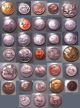 Foreign Coins with Animals