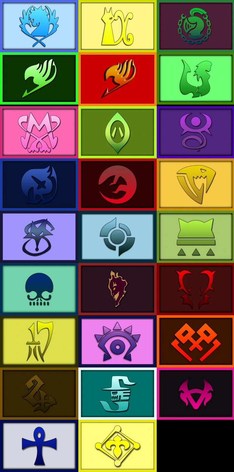 Fairy Tail Symbols By Mdwyer5 On Deviantart