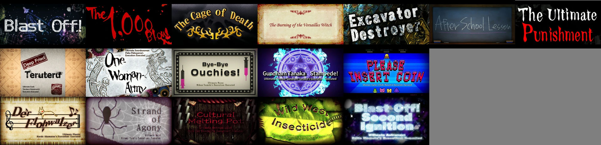 Execution Card Danganronpa Execution Title Cards by Mdwyer5 on DeviantArt