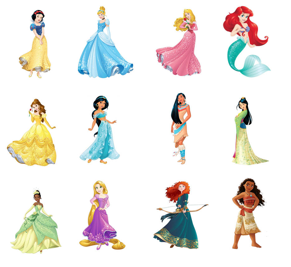 Disney Princesses by Mdwyer5 on DeviantArt