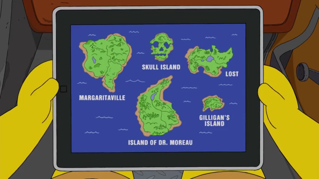 Simpsons Connected Map Simpsons Strange Island Map by Mdwyer5 on DeviantArt