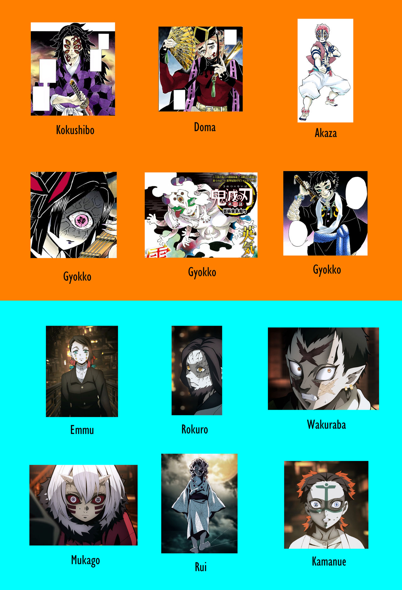 Demon Slayer Twelve Demon Moons By Mdwyer5 On Deviantart