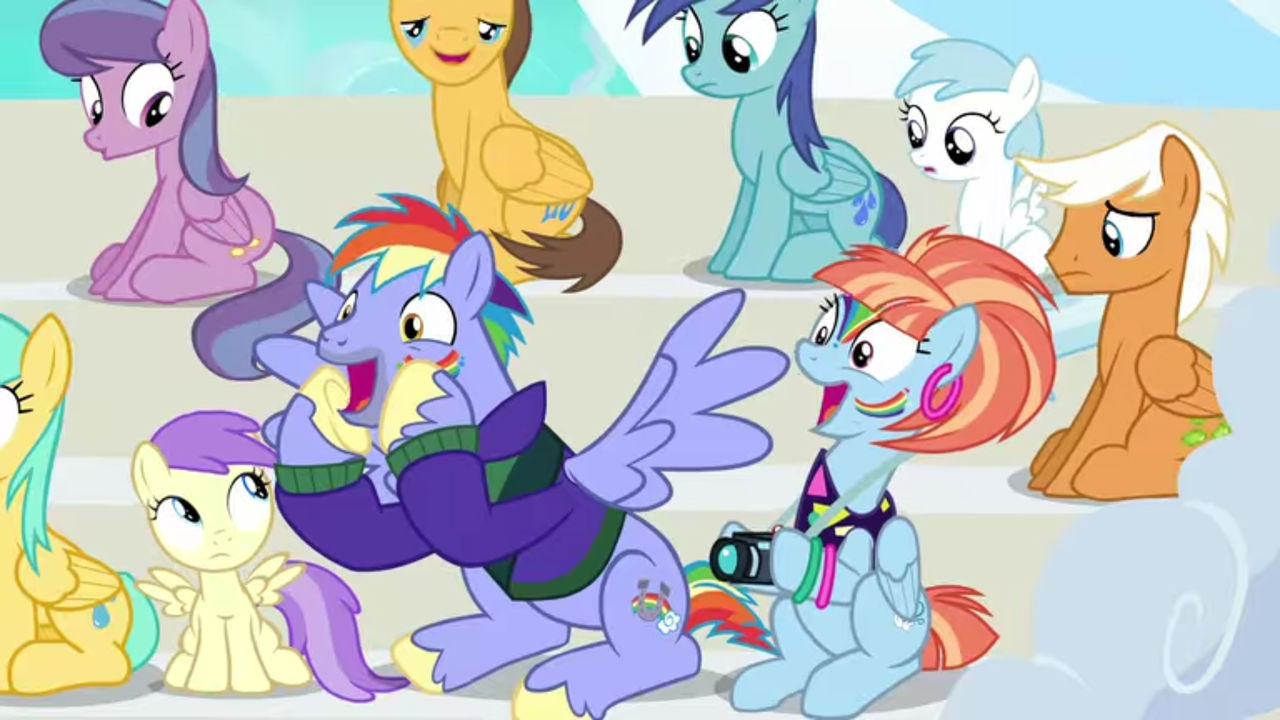 MLP Rainbow Dash's parents in their youth by Mdwyer5 on DeviantArt