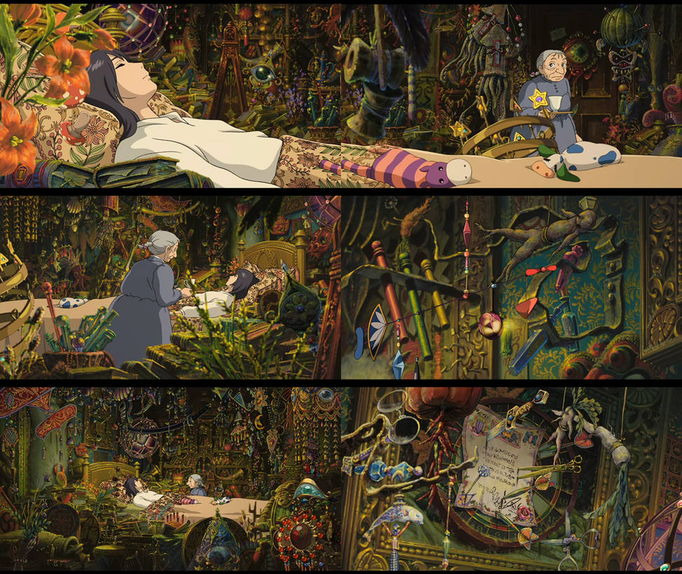 Howl's Moving Castle Howl's Room by Mdwyer5 on DeviantArt