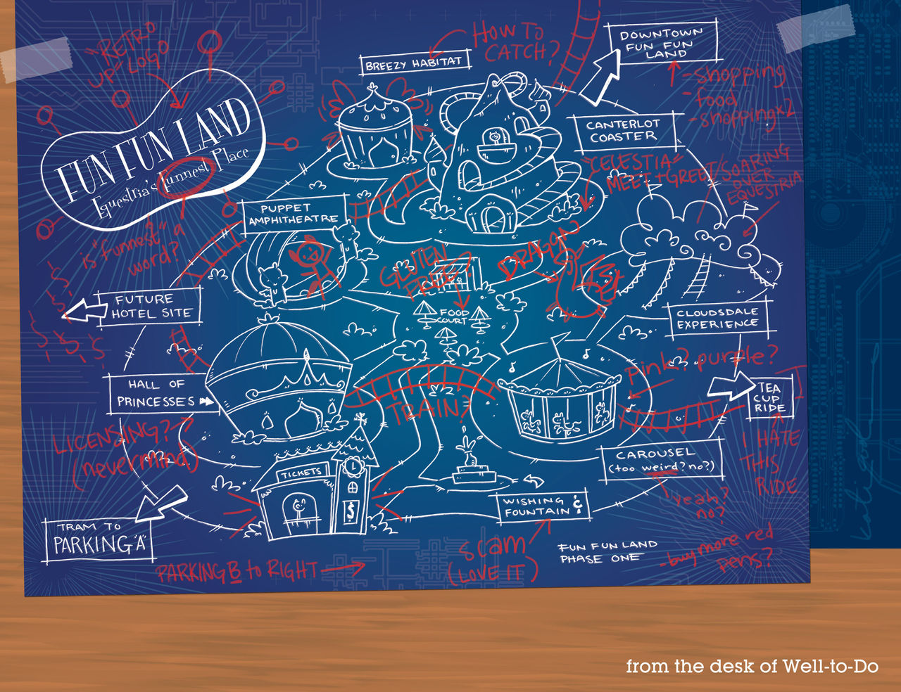 MLP Blueprints for Fun Fun Land by Mdwyer5 on DeviantArt