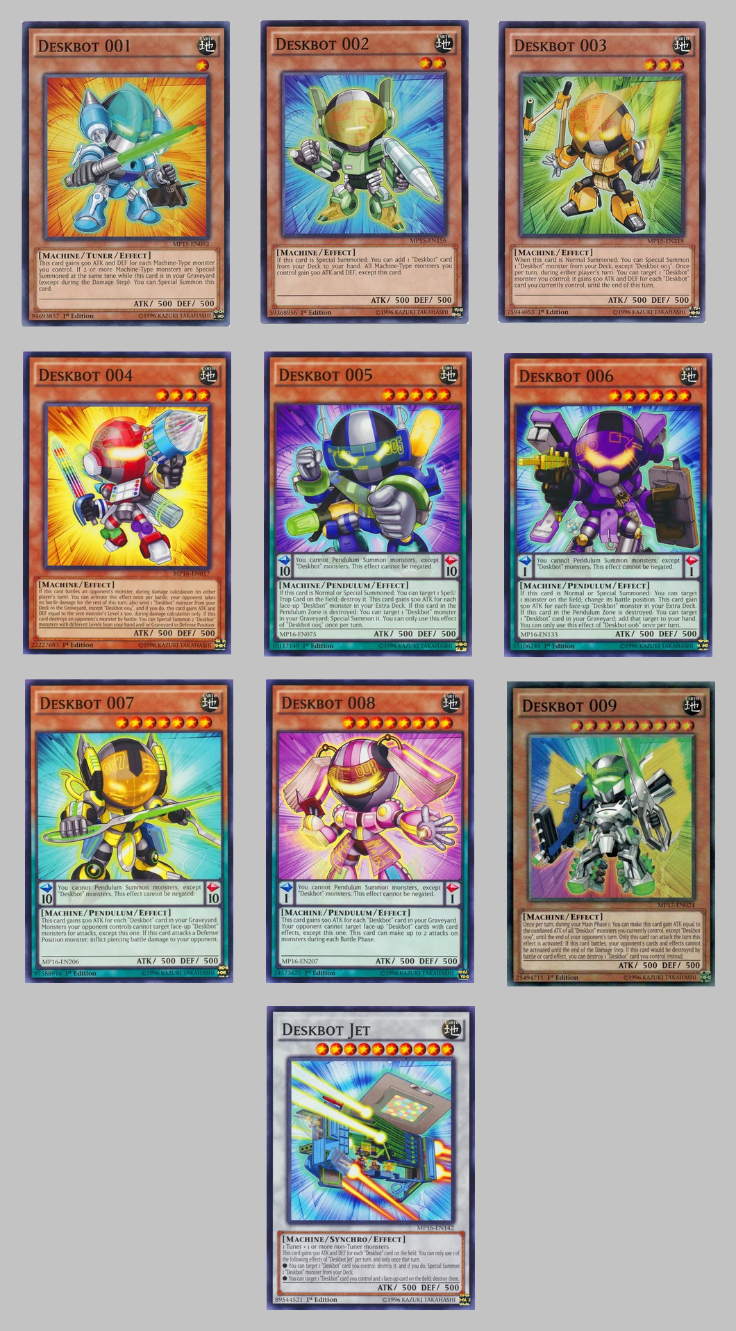 yugioh deskbot deck Deskbot 002 - NECH-EN042 - Common - Unlimited Edition - Yu-Gi-Oh! Singles Booster Set Cards (Arc-V) The New Challengers