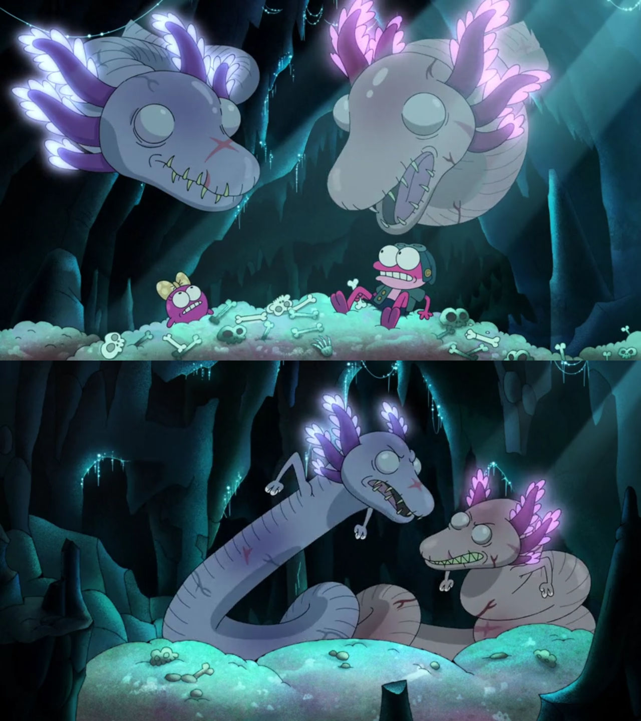 Angwin Amphibia Amphibia Lysil and Angwin the Olms by Mdwyer5 on DeviantArt