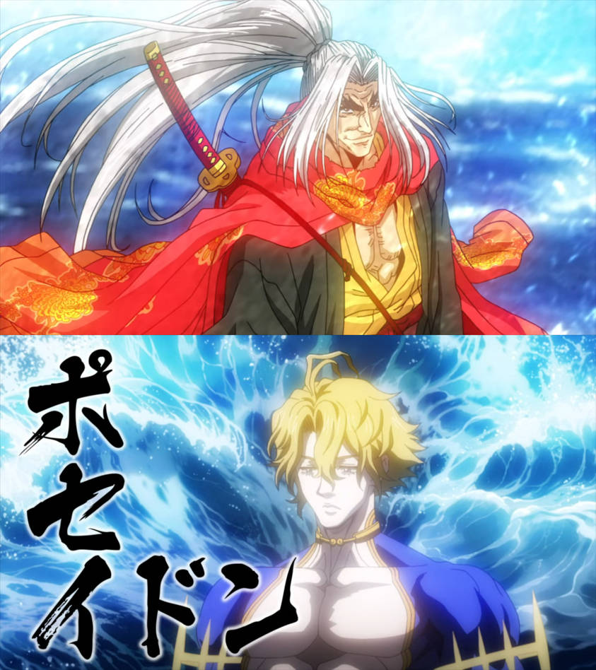 ROR Round 3 Kojiro Sasaki vs Poseidon by Mdwyer5 on DeviantArt