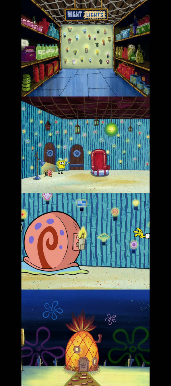 Spongebob Night Colors