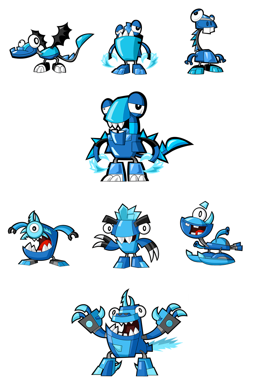 Mixels Snowy Mixels Frosticons by Mdwyer5 on DeviantArt