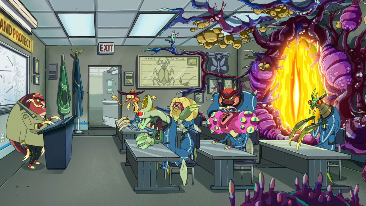 Monster Task Computer Rick and Morty Bug Monster Task Force by Mdwyer5 on DeviantArt
