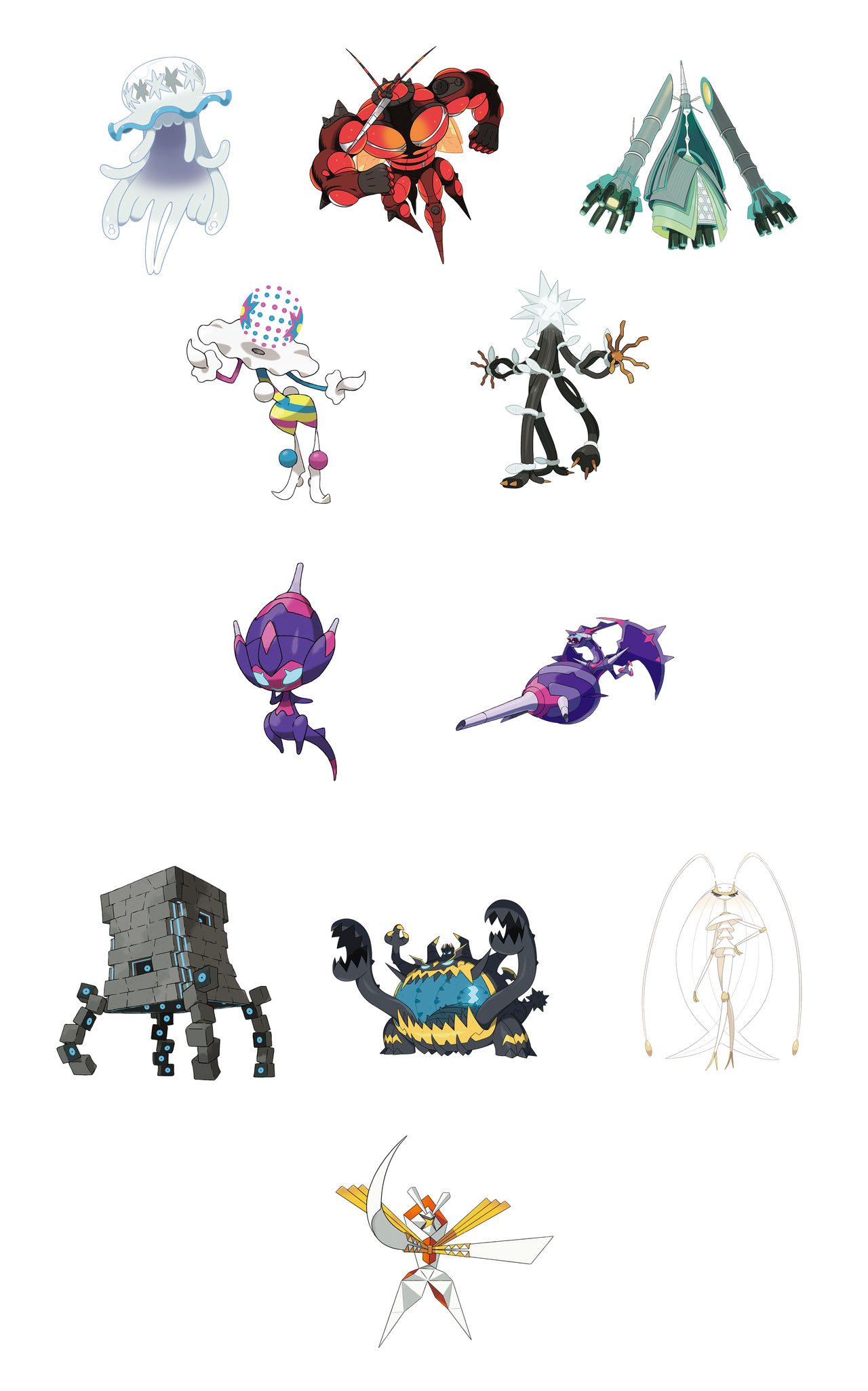 All Ub Pokemon Pokemon Ultra Beasts by Mdwyer5 on DeviantArt
