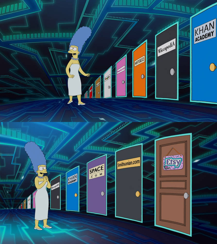 Marge Simpson Computer Simpsons AI Marge on the Internet by Mdwyer5 on DeviantArt