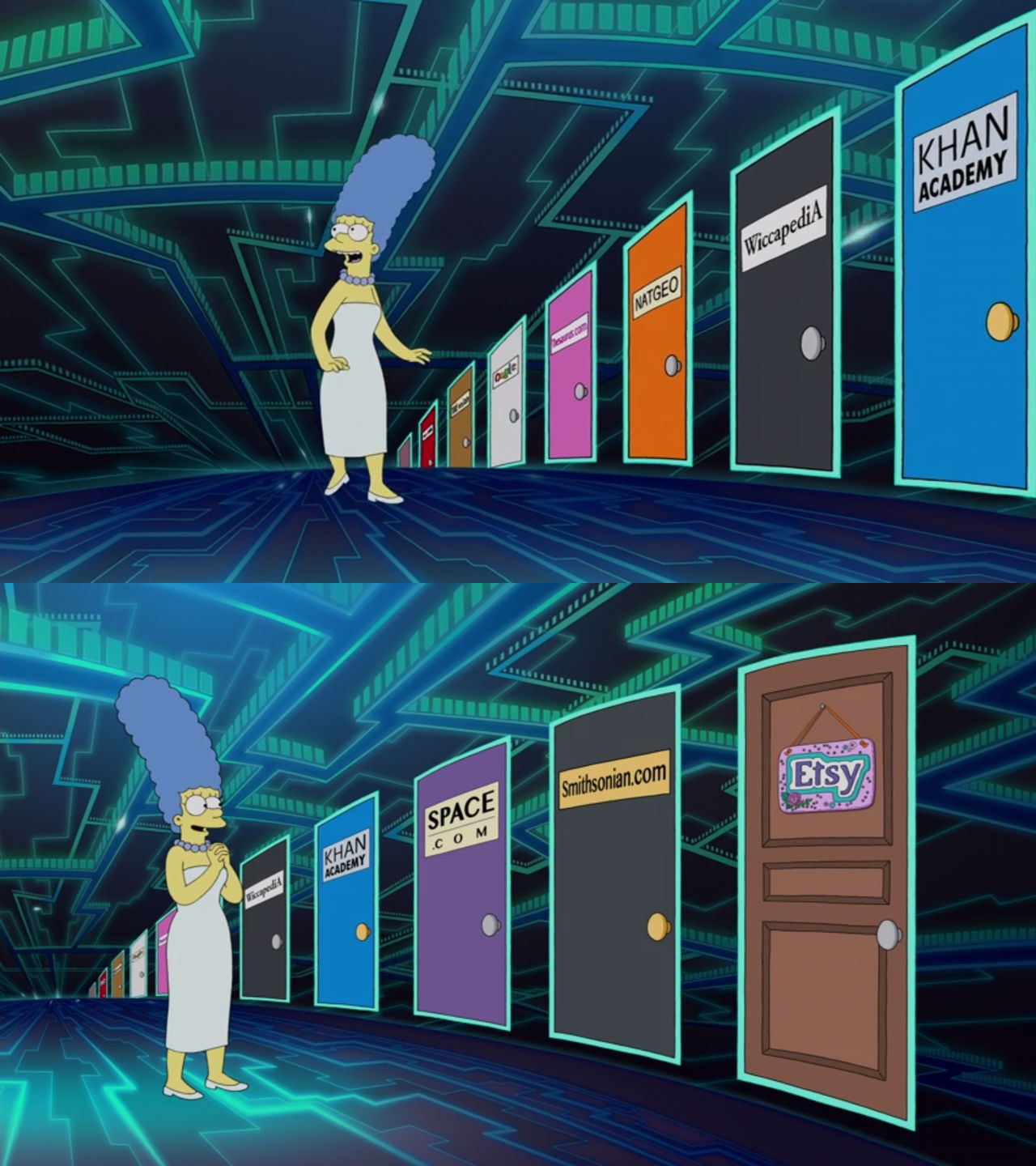 Simpsons Ai Bot Simpsons AI Marge on the Internet by Mdwyer5 on DeviantArt