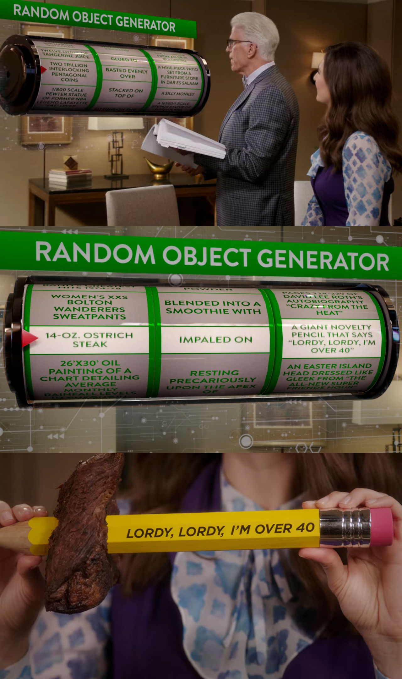 Good Place Random Object Generator by Mdwyer5 on DeviantArt