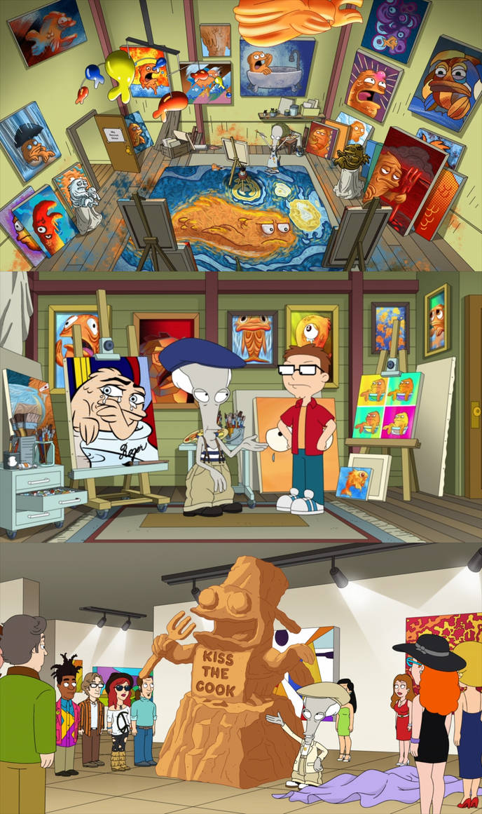 American Dad KLaus is Roger's Muse by Mdwyer5 on DeviantArt