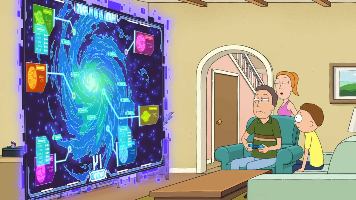 Rick and Morty Infinite Menu Sceen by Mdwyer5 on DeviantArt