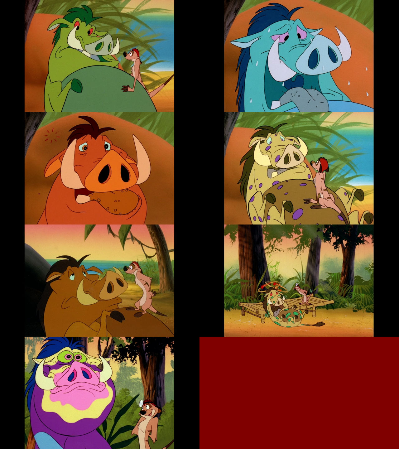 Timon and Pumbaa Sick by Mdwyer5 on DeviantArt