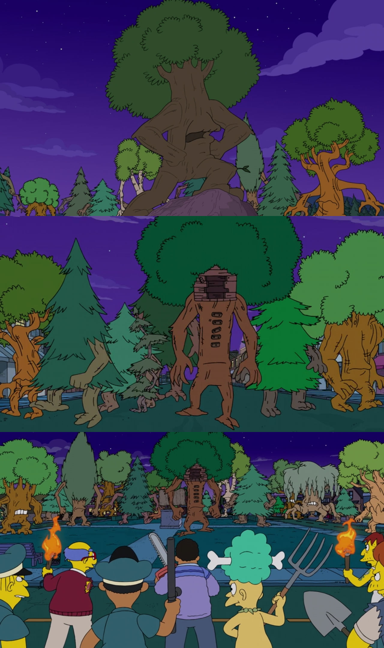 Simpsons Trees Attack by Mdwyer5 on DeviantArt