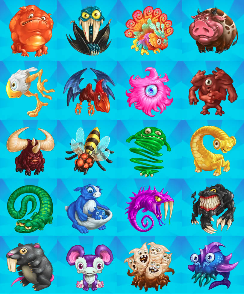 Doodle Creatures Mutants by Mdwyer5 on DeviantArt