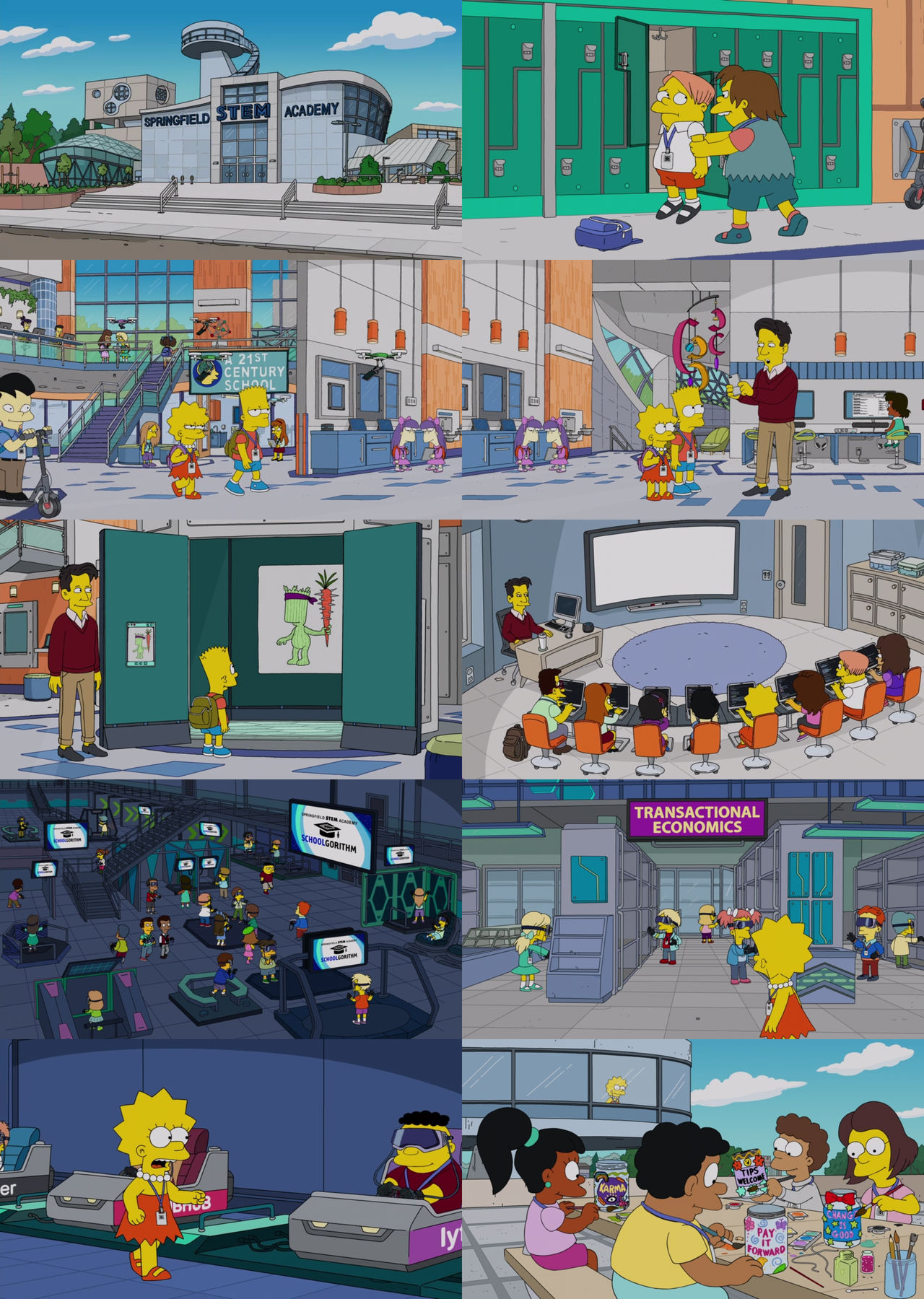 Simpsons School Computer Lab Simpsons STEM Academy by Mdwyer5 on DeviantArt