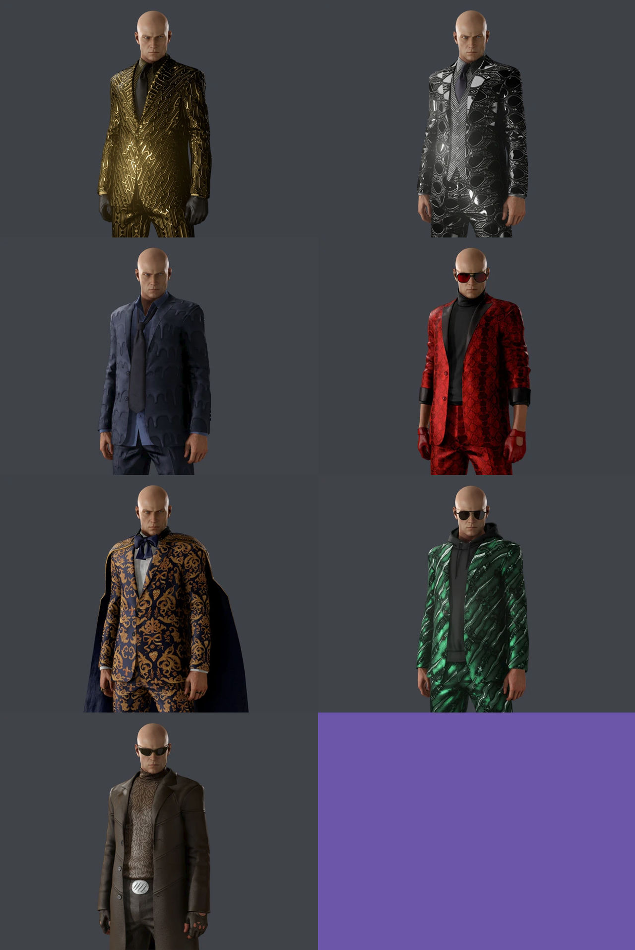 Hitman 7 Hitman Seven Deadly Sin Suits by Mdwyer5 on DeviantArt
