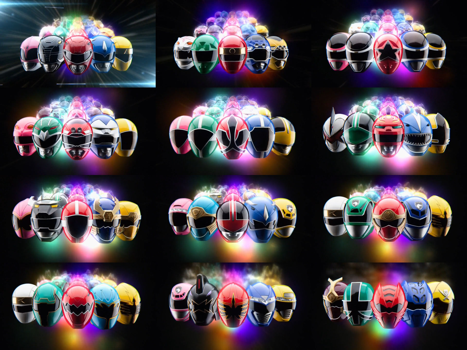 Power Rangers Super Megaforce Opening Helmets by Mdwyer5 on DeviantArt
