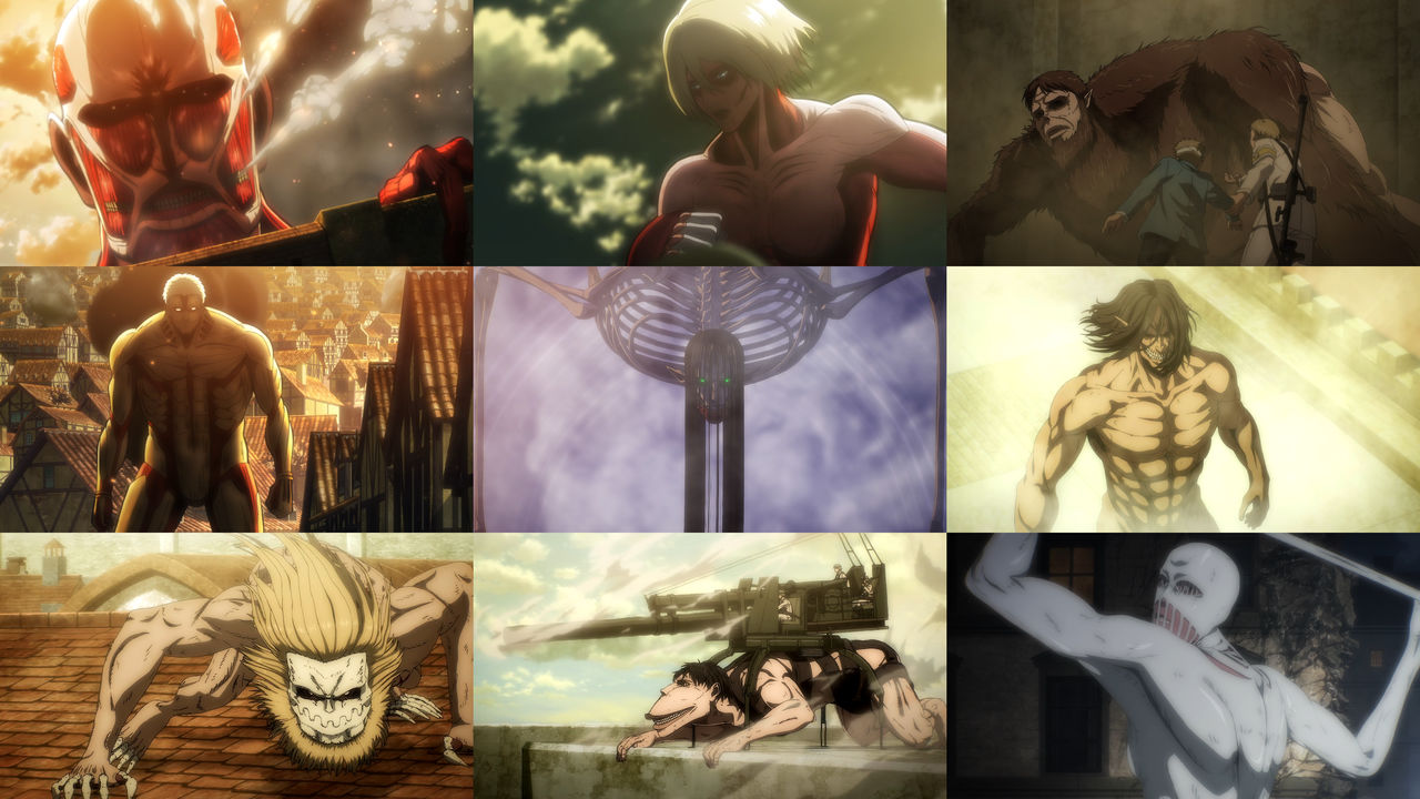 Attack on Titan Nine Titans 2 by Mdwyer5 on DeviantArt