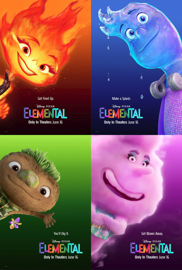 Elemental Character Posters by Mdwyer5 on DeviantArt