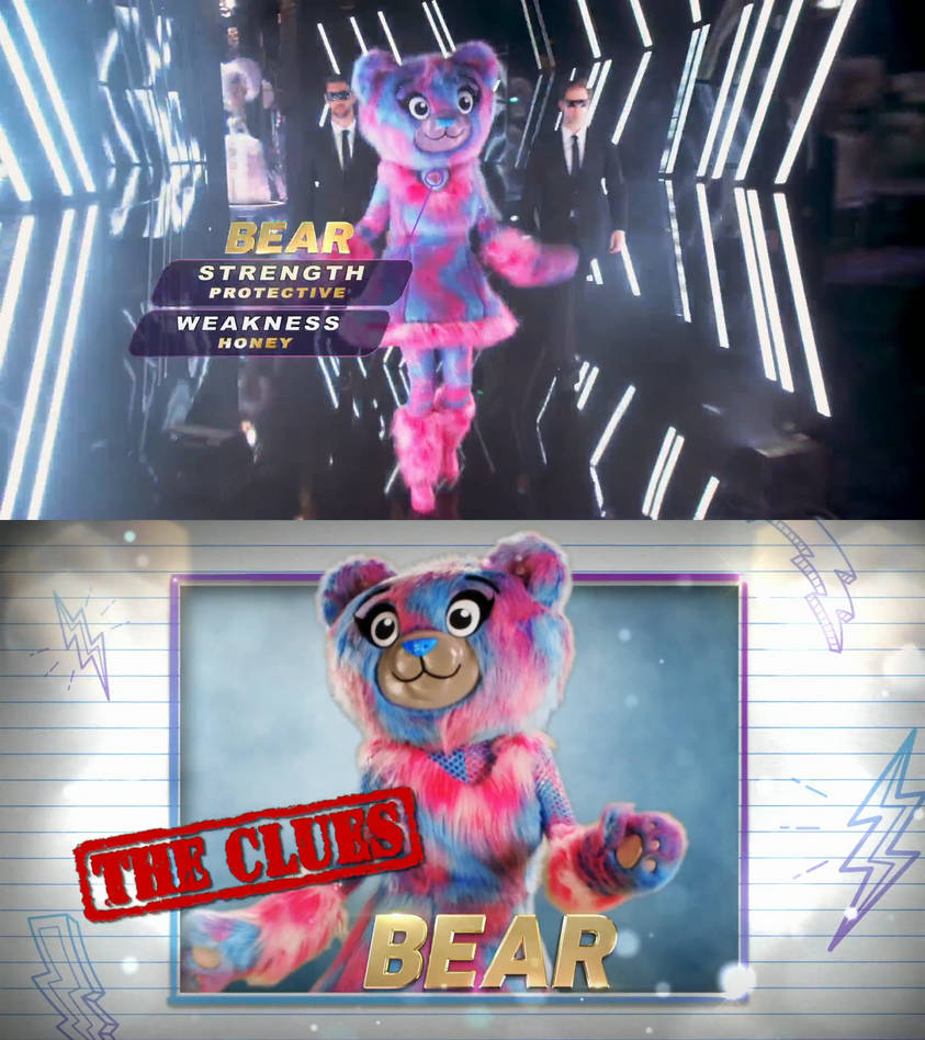 Pink Rapper Bear Masked Singer Bear by Mdwyer5 on DeviantArt