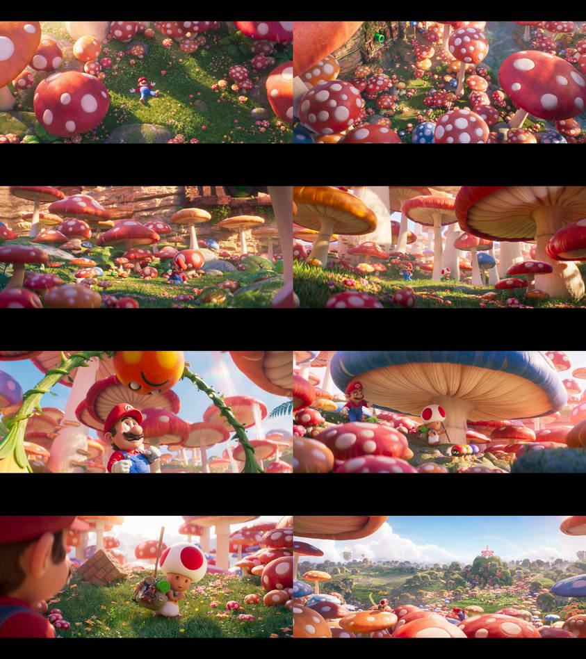 Super Mario Bros. Mushroom Forest by Mdwyer5 on DeviantArt