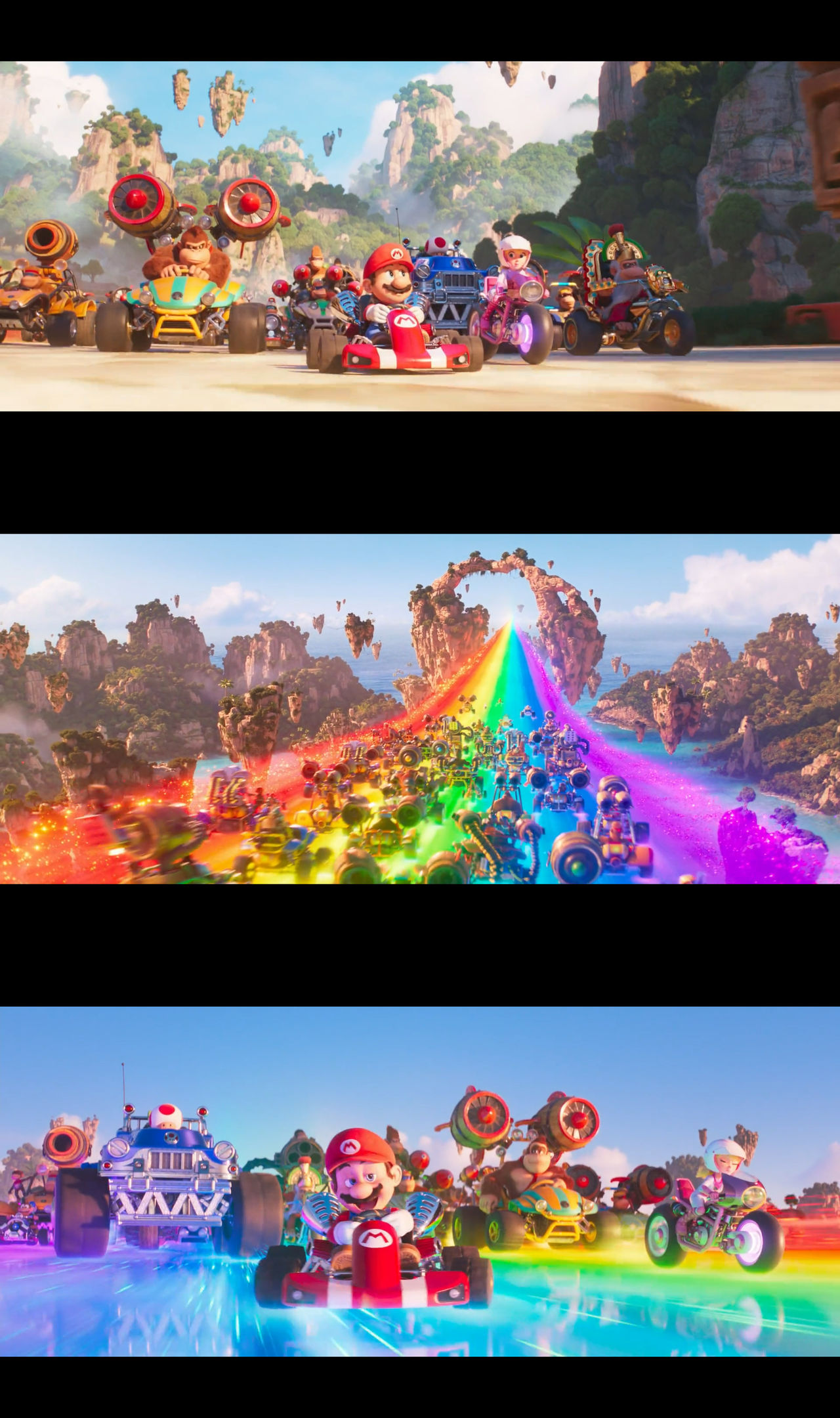 Super Mario Bros. Karts Ride the Rainbow Road by Mdwyer5 on DeviantArt