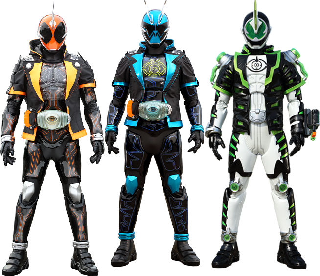 Kamen Rider Ghost 3 Riders by Mdwyer5 on DeviantArt