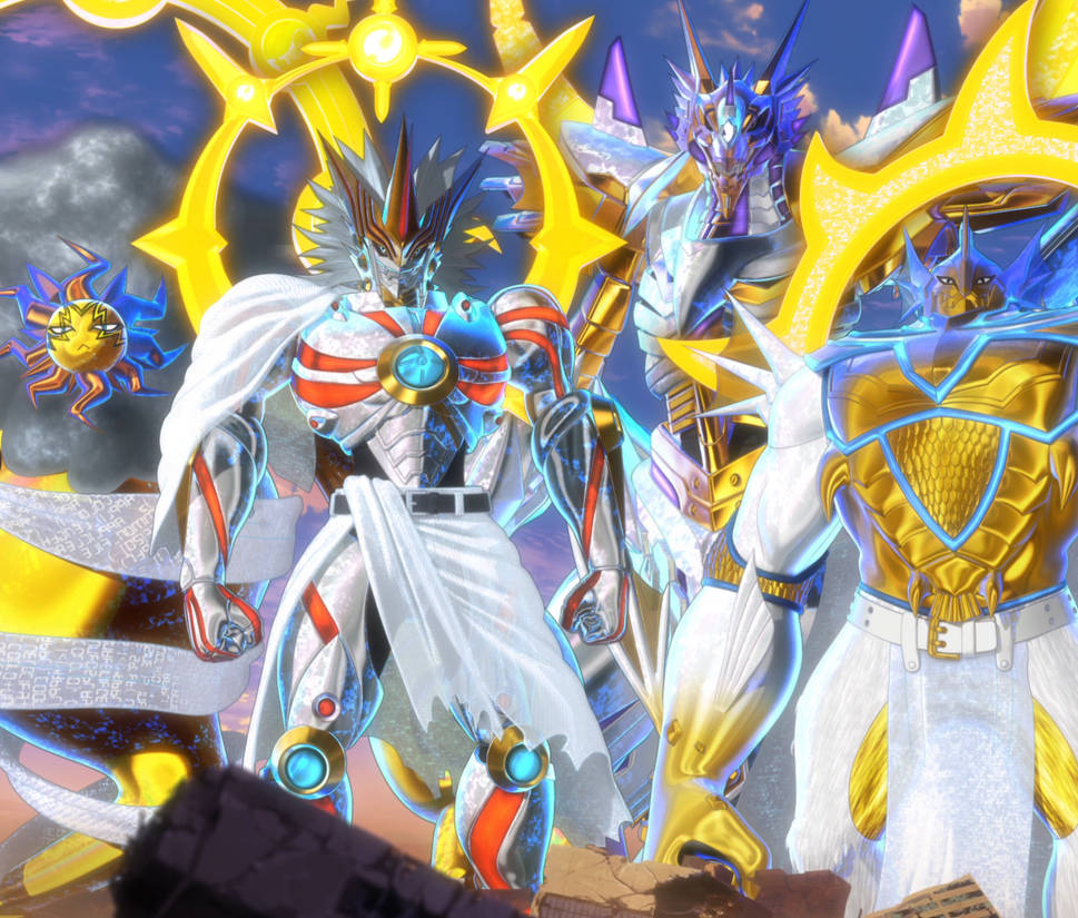 Appmon Digimon Four God Appmon Together by Mdwyer5 on DeviantArt