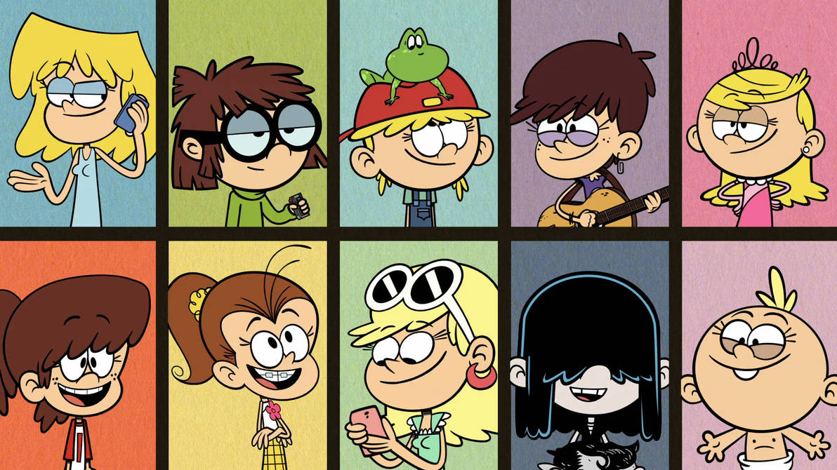 Loud House 10 Loud Sisters by Mdwyer5 on DeviantArt