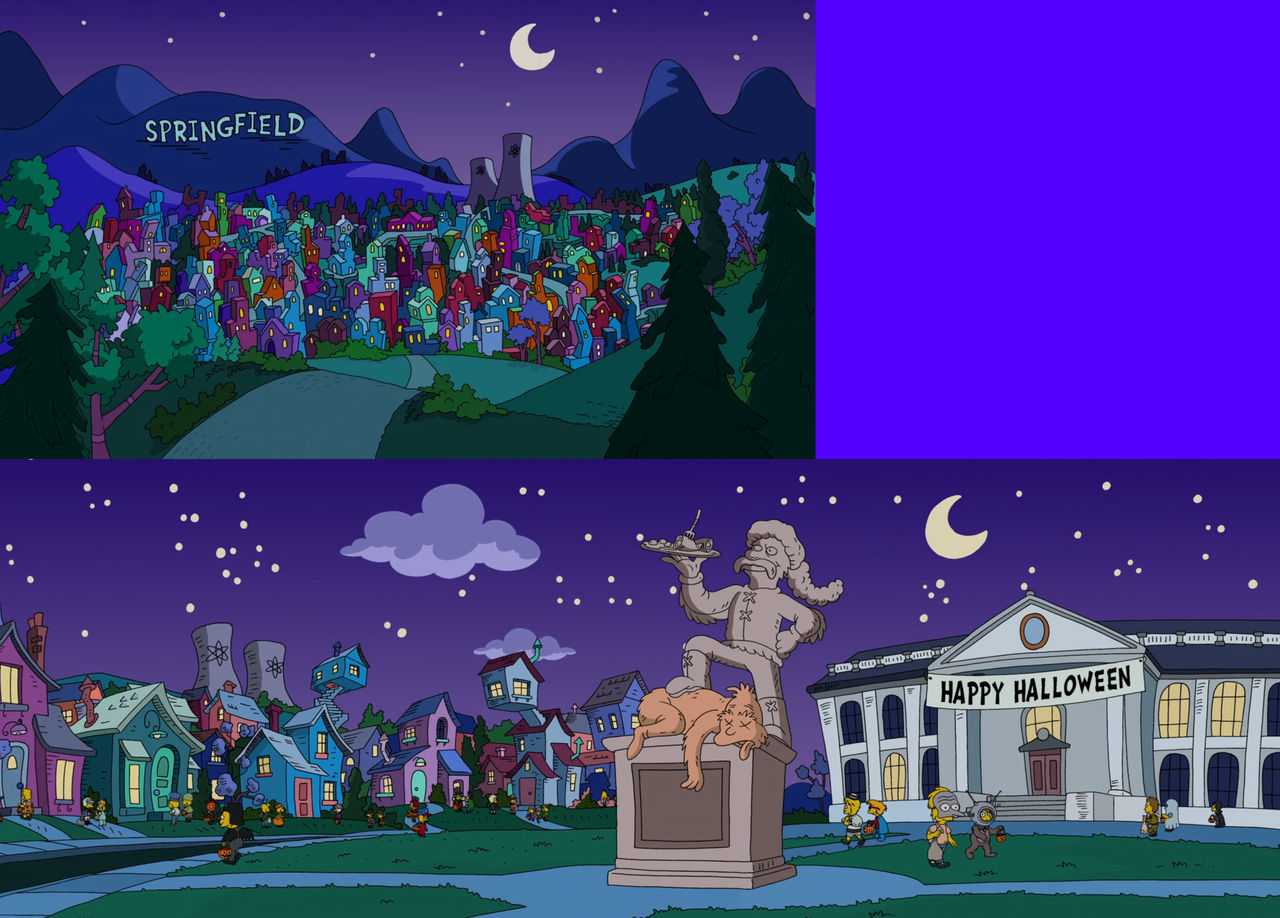 Simpsons Dr Seuss-esqe Springfield by Mdwyer5 on DeviantArt